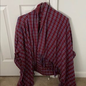 Plaid shawl